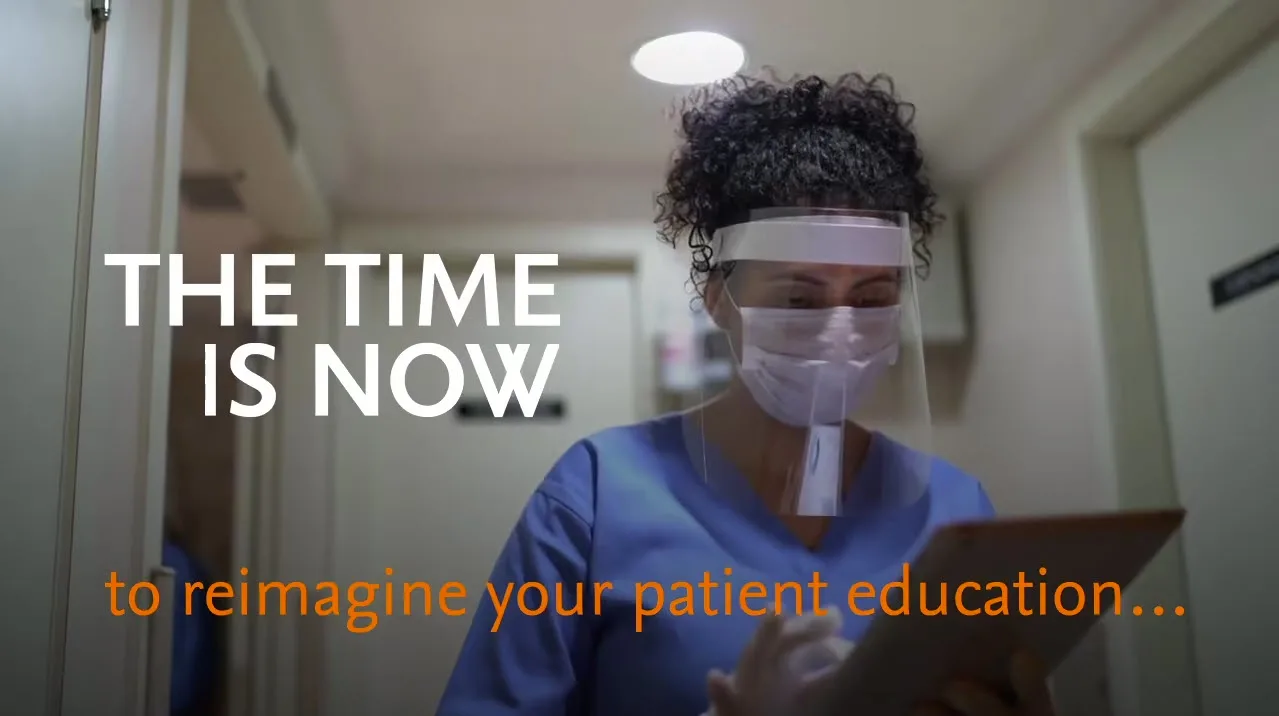 PatientPass 'Reinvent your patient education' banner