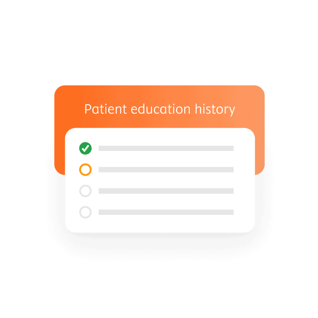 Patient Education History List